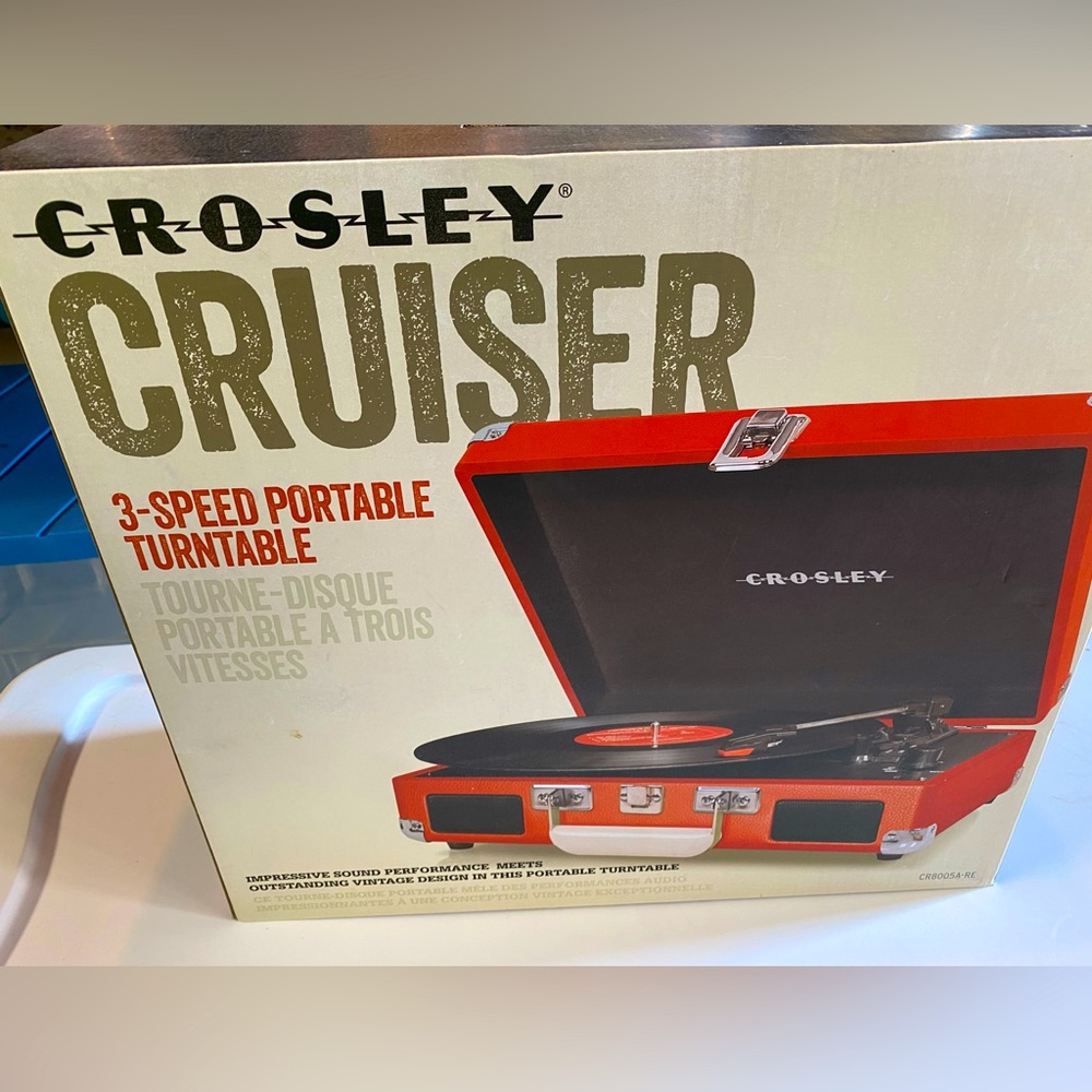 Brand new Crosley Cruiser Red Record Player